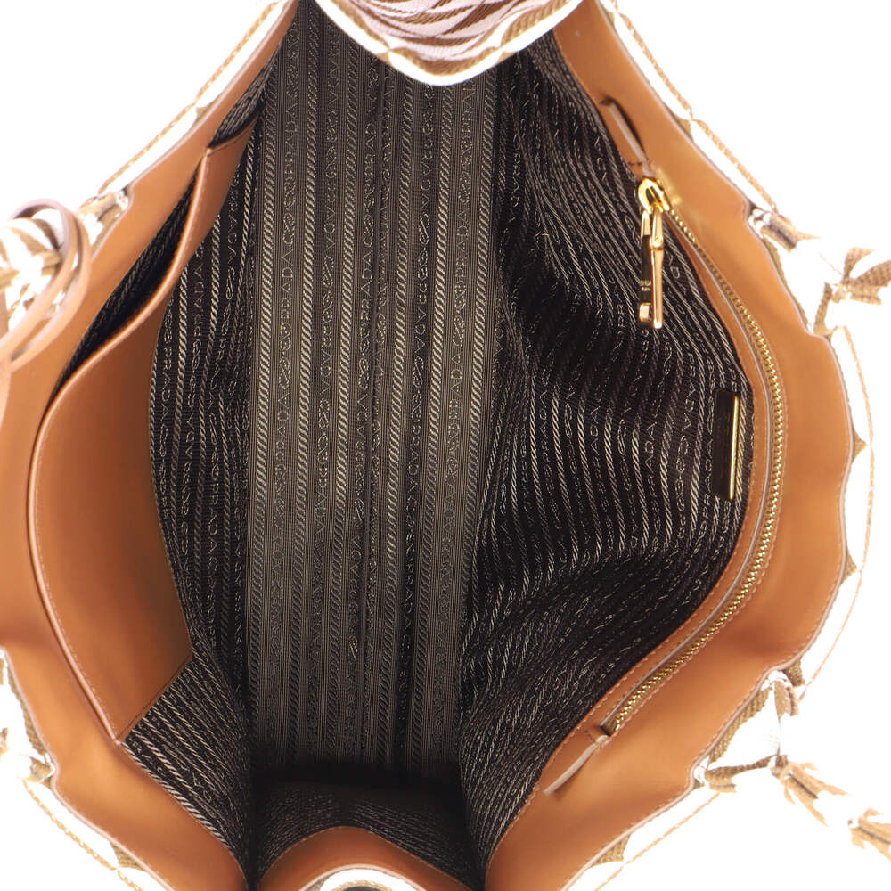 Prada Symbole Shopper Tote Jacquard #260897P24B - Picture 5 of 6